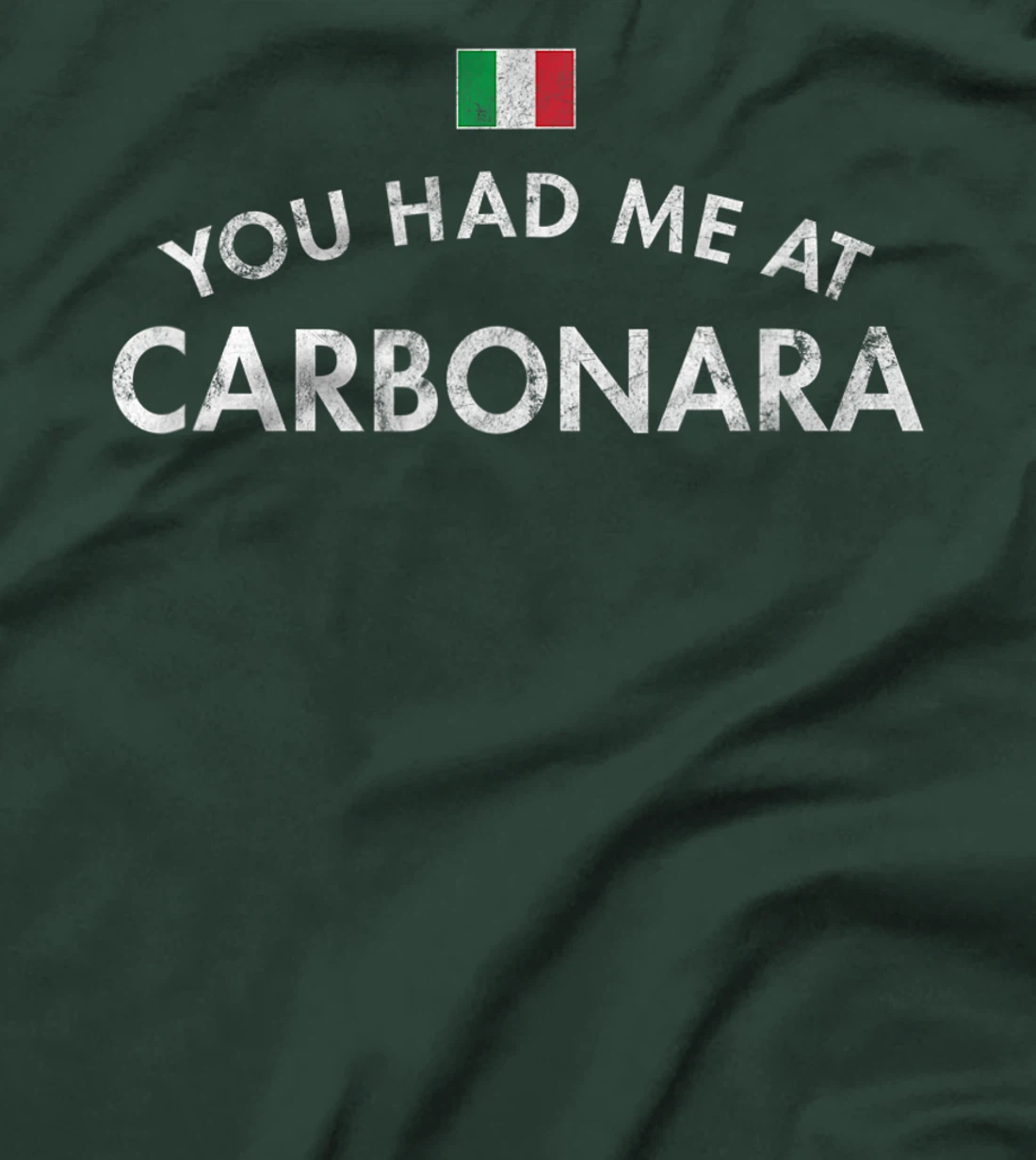 Carbonara Italian Pasta Dish Rome Egg Hard Cheese Cured Pork T-Shirt, Women T-Shirt