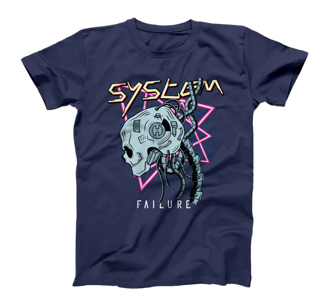 System Failure Neurolink Cyberpunk T-Shirt