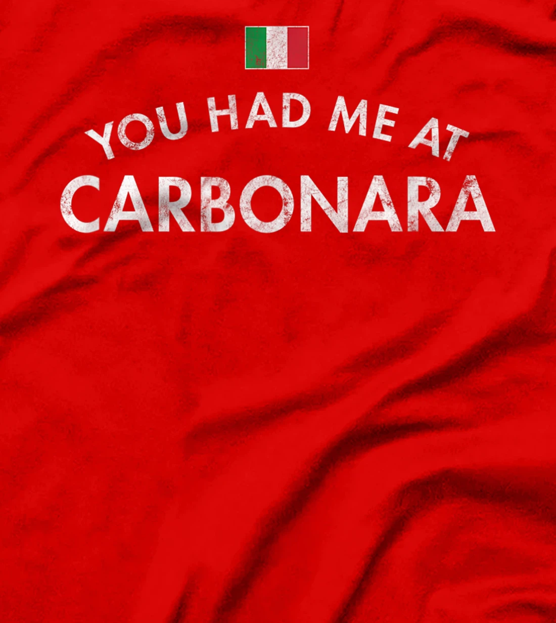 Carbonara Italian Pasta Dish Rome Egg Hard Cheese Cured Pork T-Shirt, Women T-Shirt