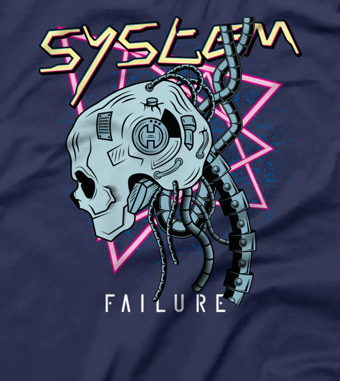 System Failure Neurolink Cyberpunk T-Shirt