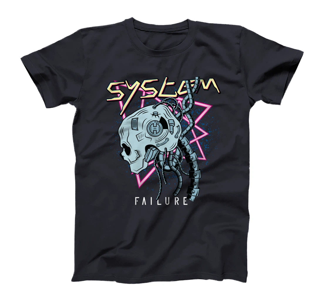 System Failure Neurolink Cyberpunk T-Shirt