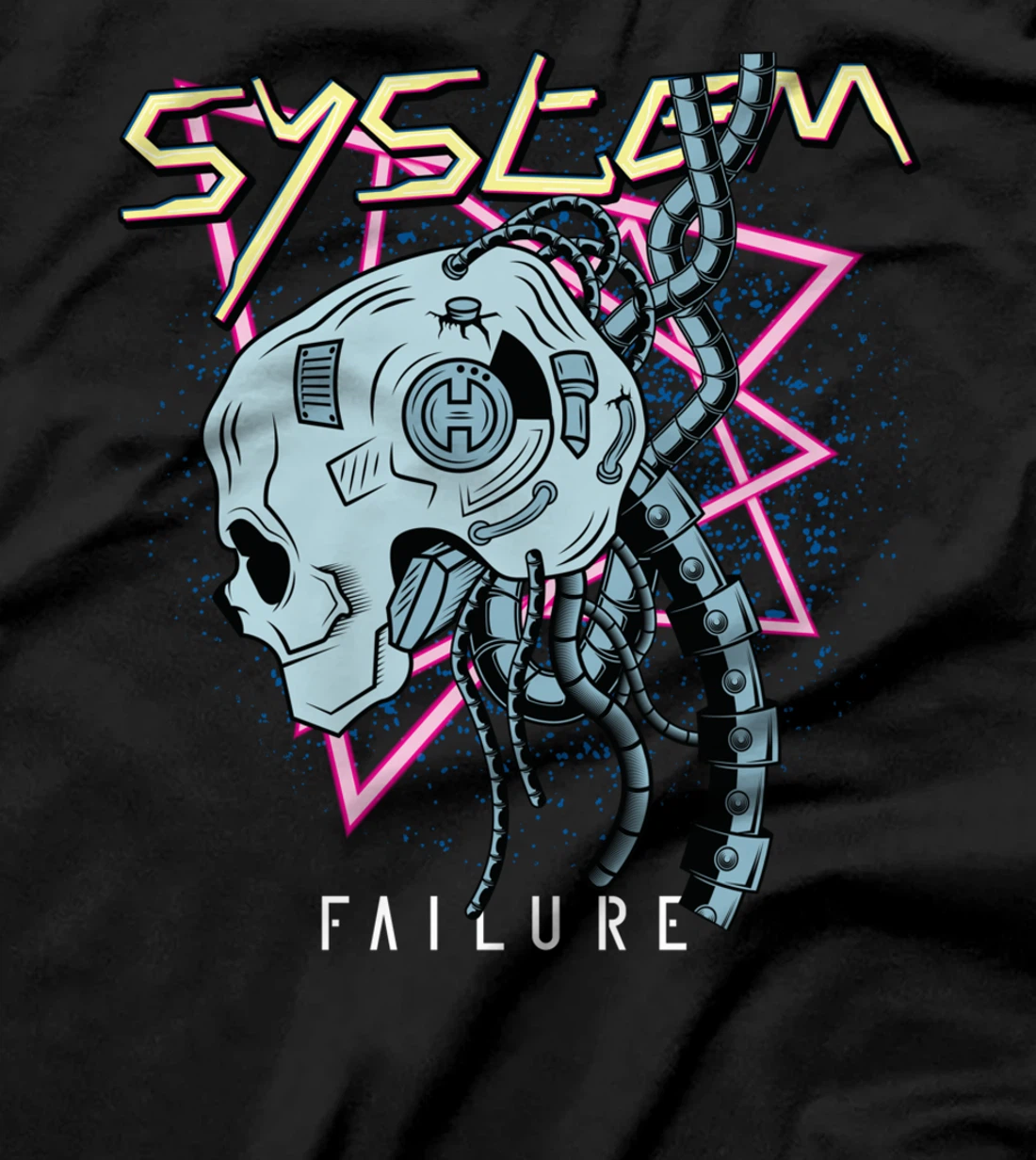System Failure Neurolink Cyberpunk T-Shirt