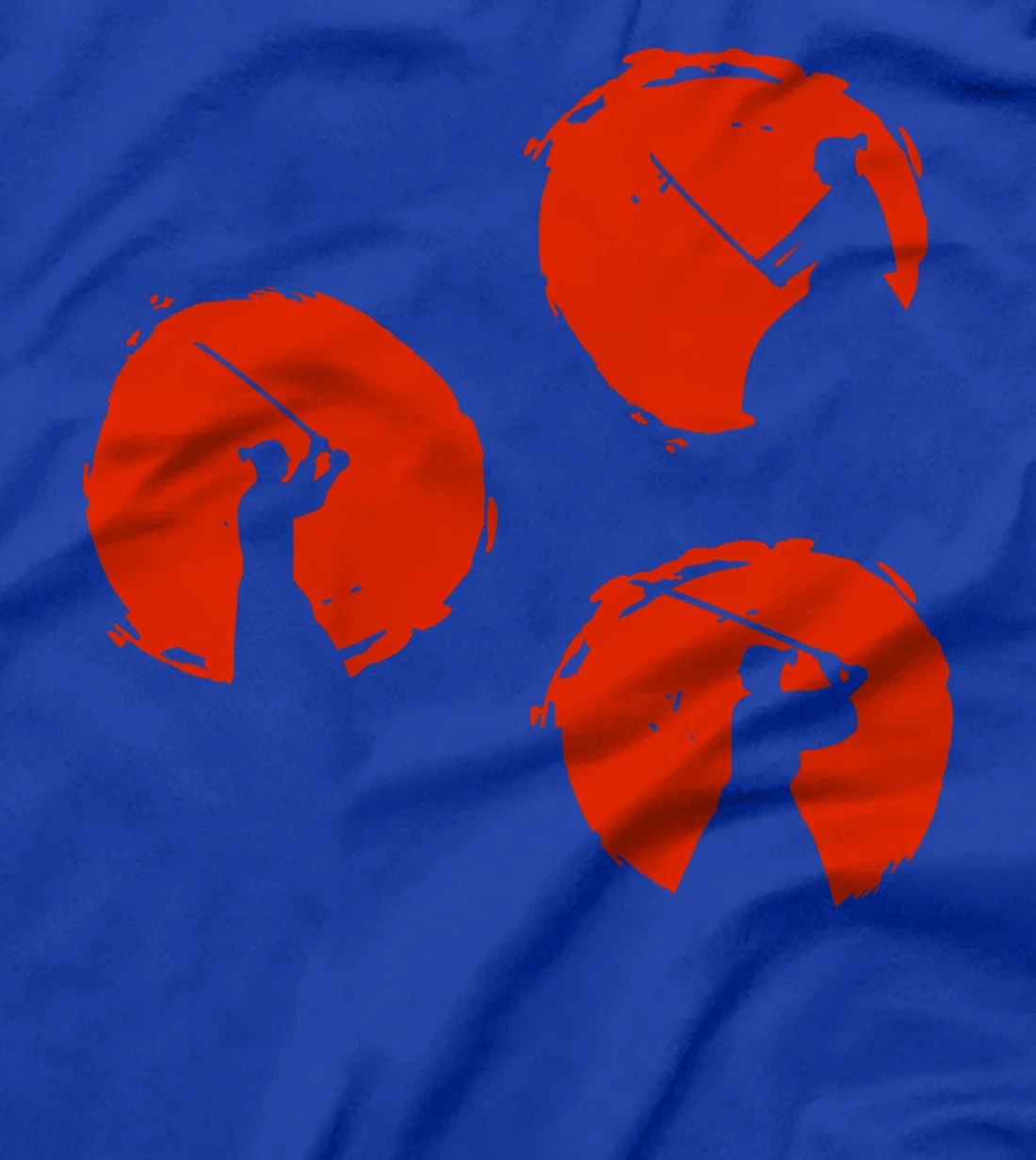 Japanese Samurai Warriors Silhouette T-Shirt