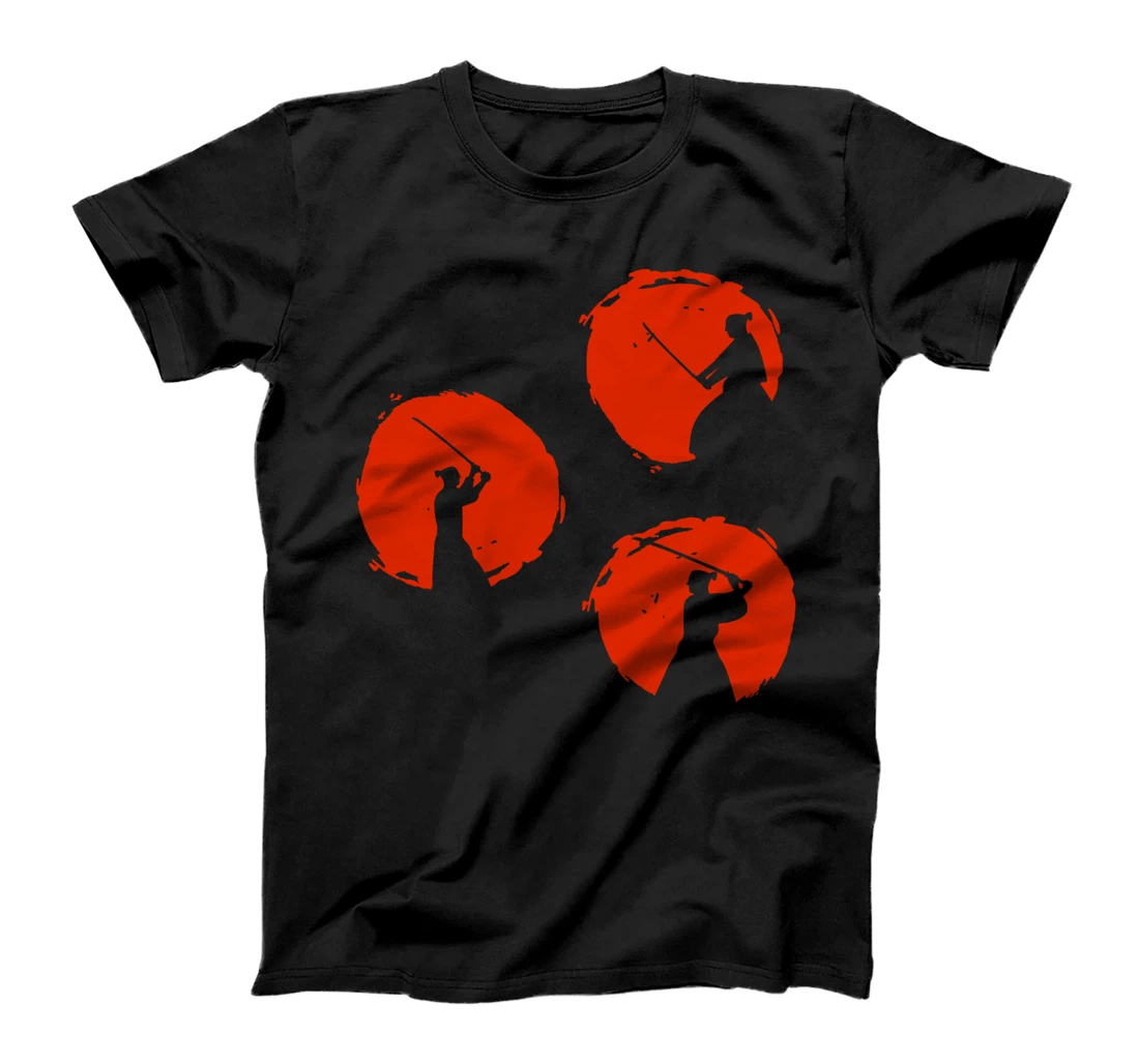 Japanese Samurai Warriors Silhouette T-Shirt