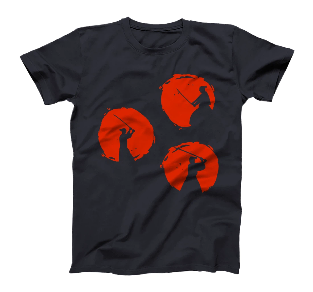 Japanese Samurai Warriors Silhouette T-Shirt