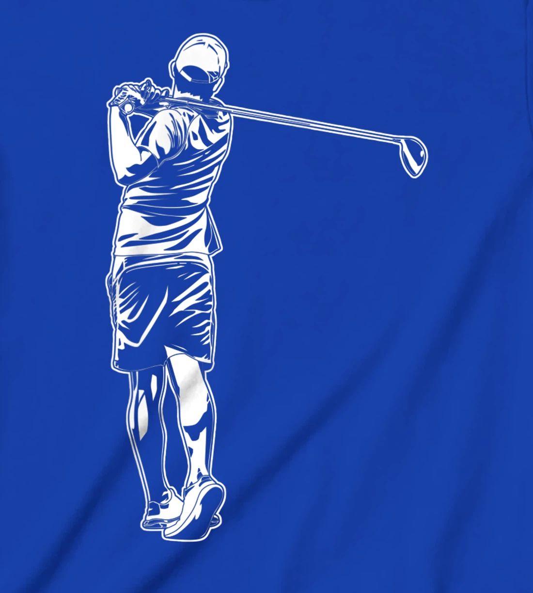 Golf Player Stroke Playing Golf Club Design Golfer Golfing T-Shirt, Kid T-Shirt and Women T-Shirt
