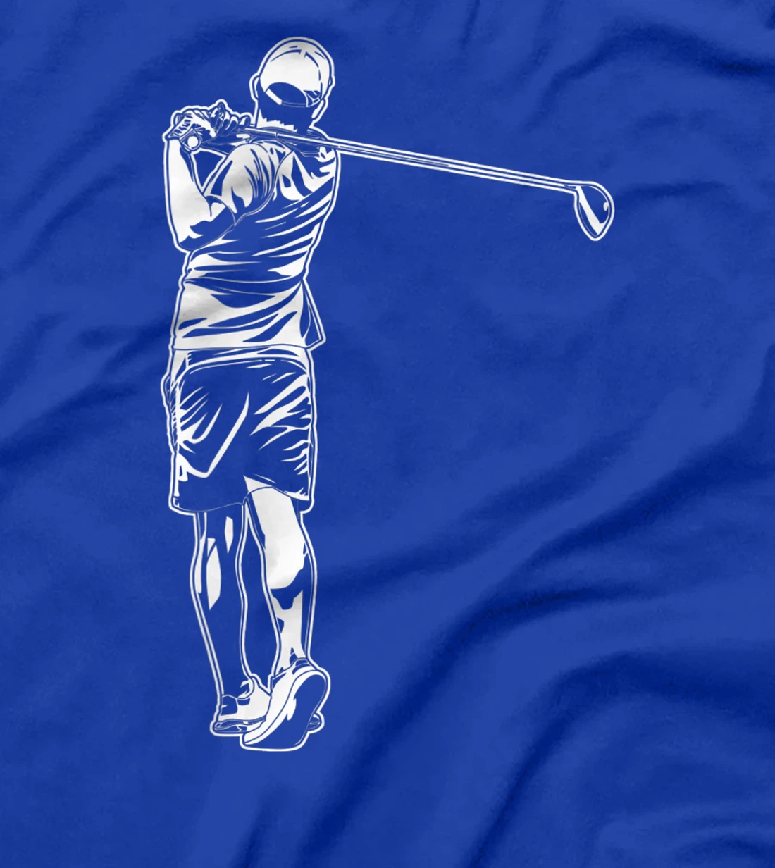 Golf Player Stroke Playing Golf Club Design Golfer Golfing T-Shirt, Kid T-Shirt and Women T-Shirt
