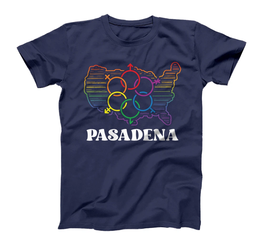 Pasadena Pride Flag Pride Month LGBTQ Flag LGBT Community T-Shirt