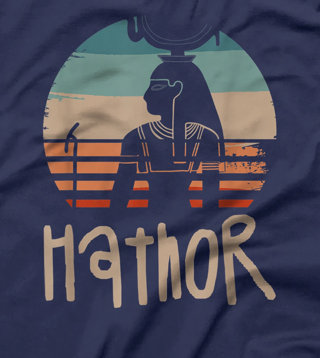 Vintage Retro Egyptian Gods Ancient Egypt Mythology Hathor T-Shirt, Women T-Shirt