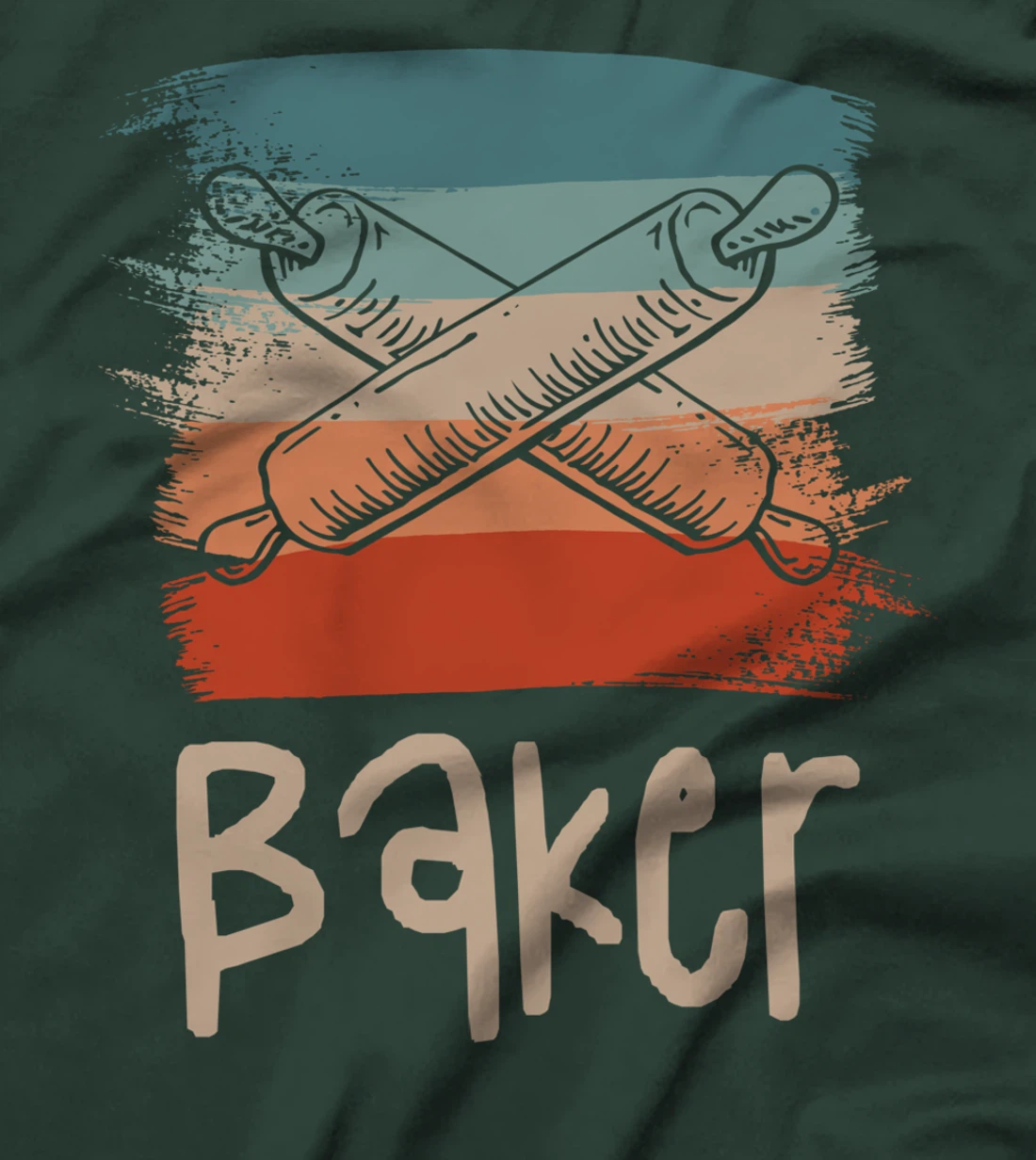 Retro Vintage Classic Baker Baking T-Shirt