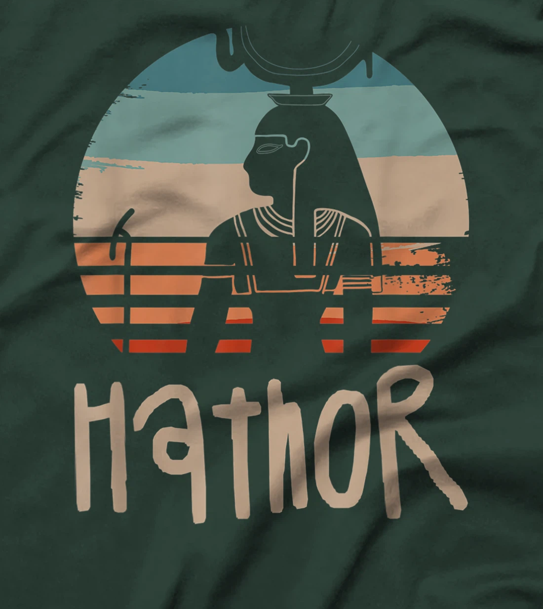 Vintage Retro Egyptian Gods Ancient Egypt Mythology Hathor T-Shirt, Women T-Shirt