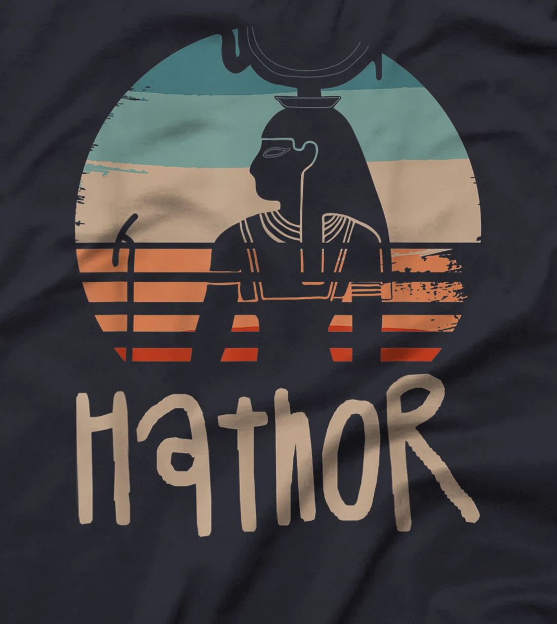 Vintage Retro Egyptian Gods Ancient Egypt Mythology Hathor T-Shirt, Women T-Shirt
