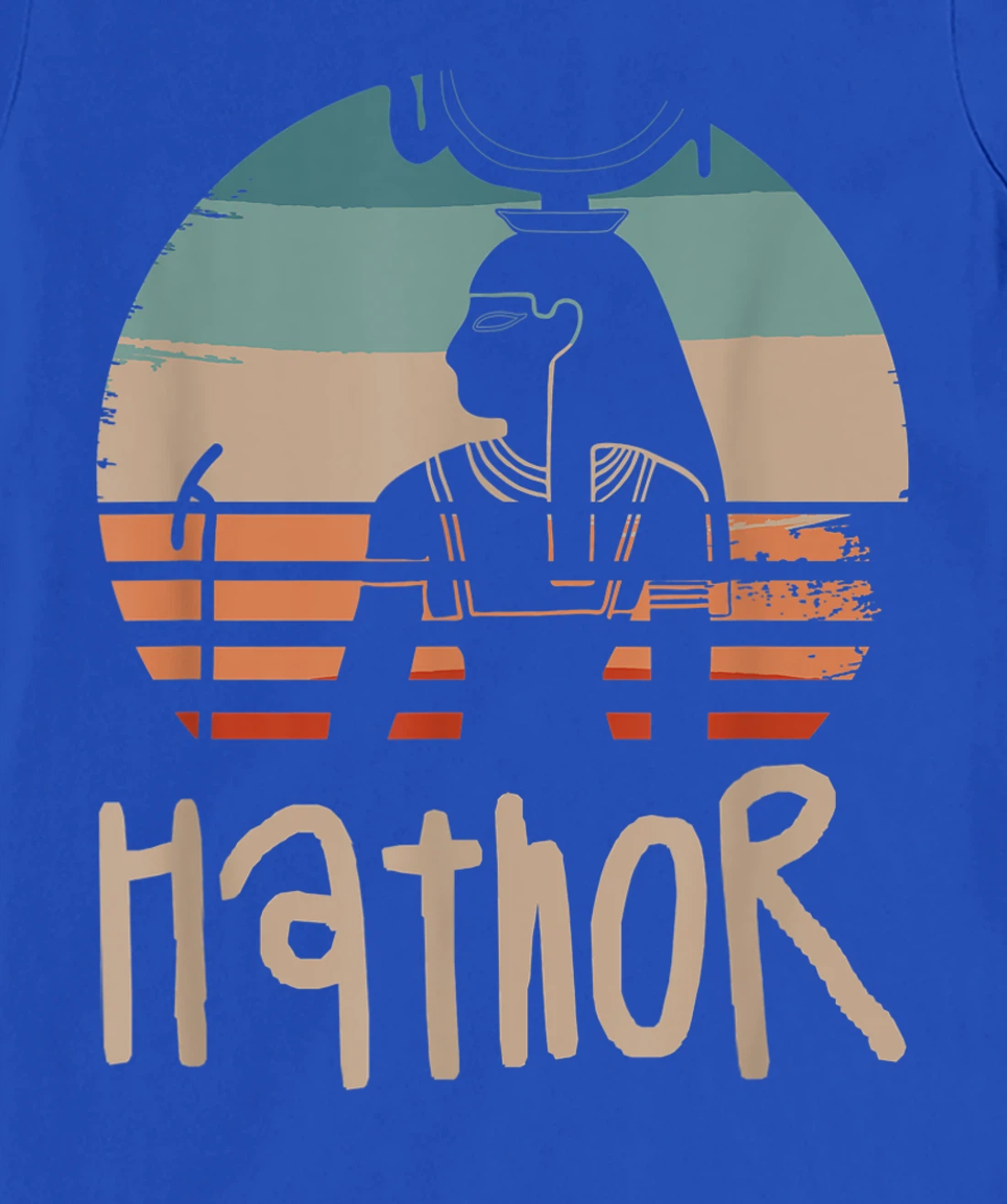 Vintage Retro Egyptian Gods Ancient Egypt Mythology Hathor T-Shirt, Women T-Shirt