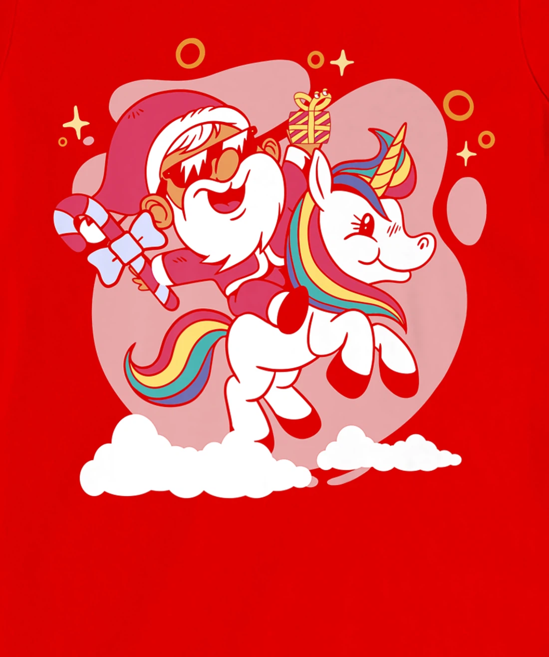 Christmas lights rainbow with Christmas tree ugly for Xmas T-Shirt, Kid T-Shirt and Women T-Shirt