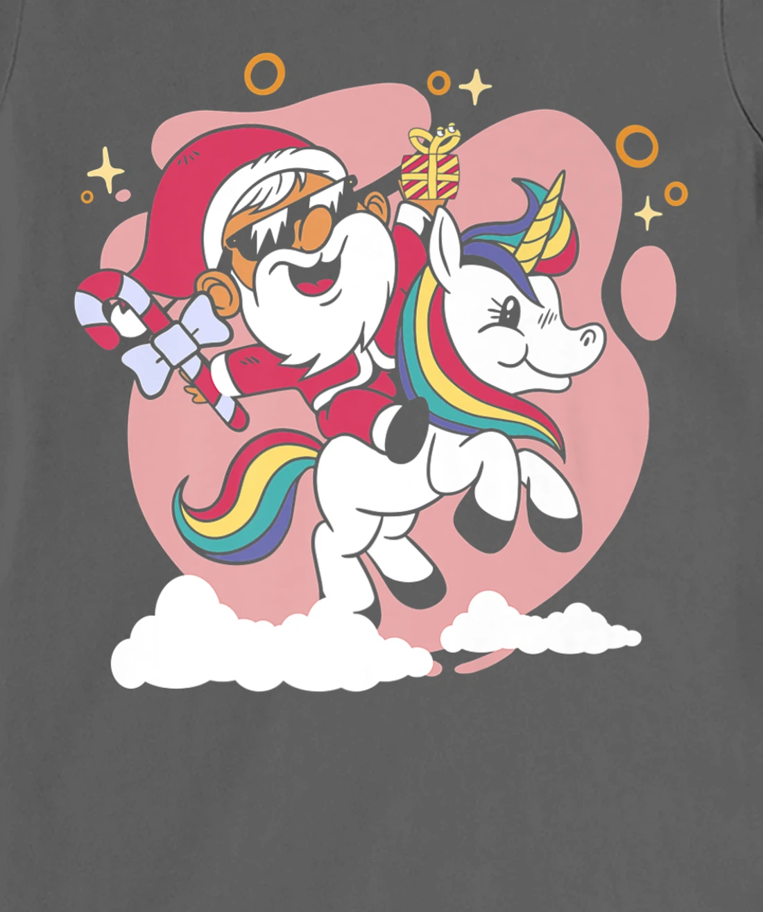 Christmas lights rainbow with Christmas tree ugly for Xmas T-Shirt, Kid T-Shirt and Women T-Shirt