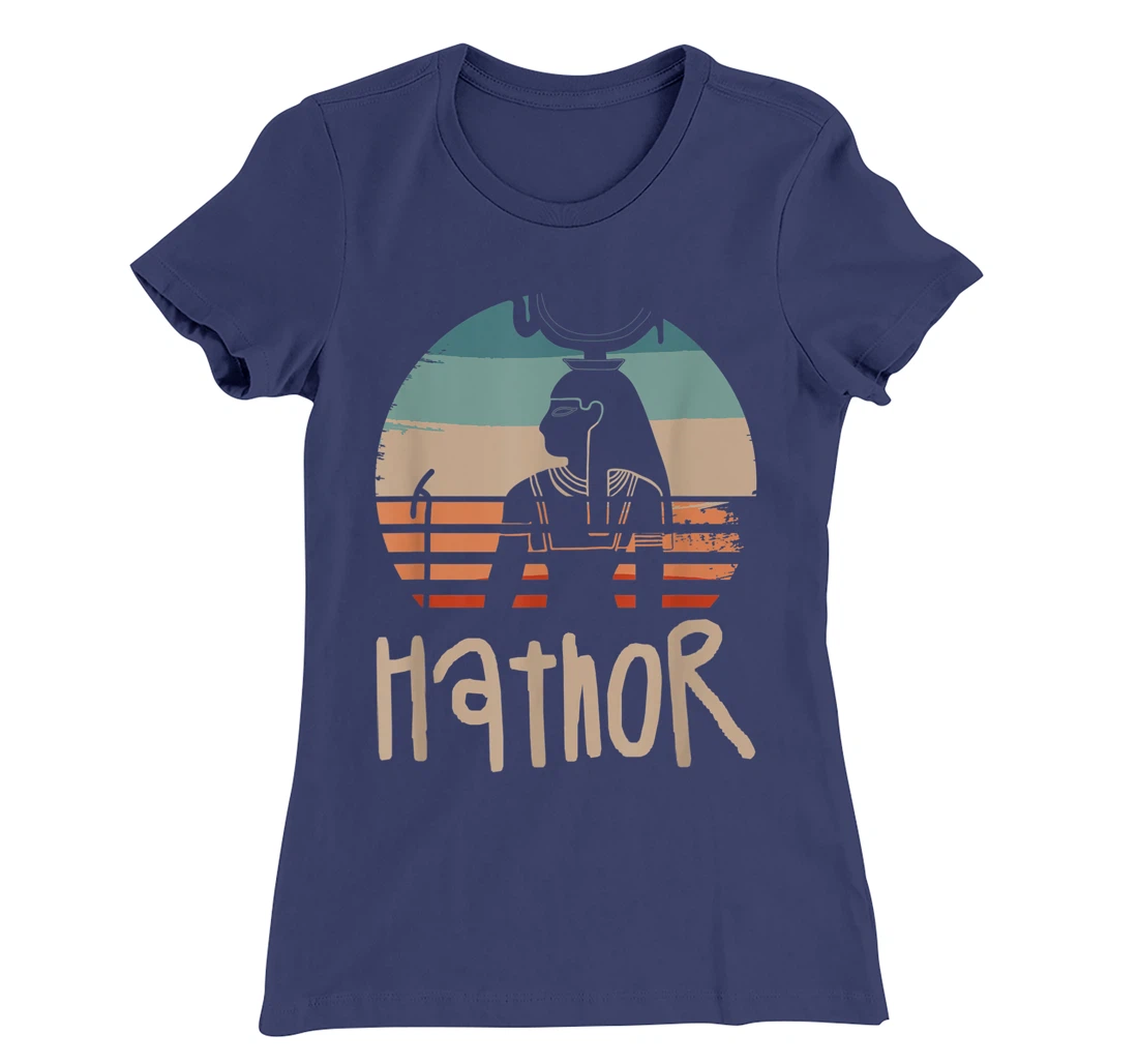 Vintage Retro Egyptian Gods Ancient Egypt Mythology Hathor T-Shirt, Women T-Shirt
