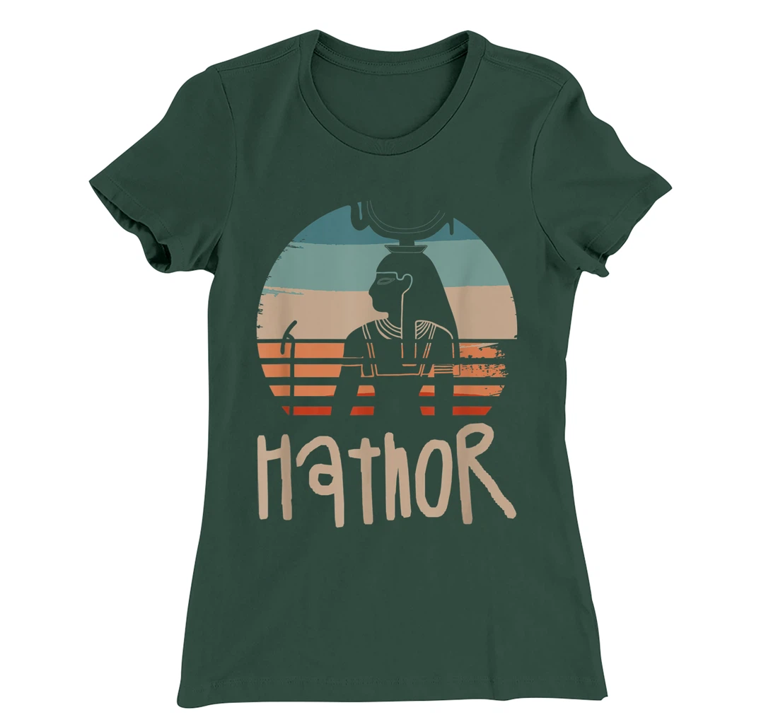 Vintage Retro Egyptian Gods Ancient Egypt Mythology Hathor T-Shirt, Women T-Shirt