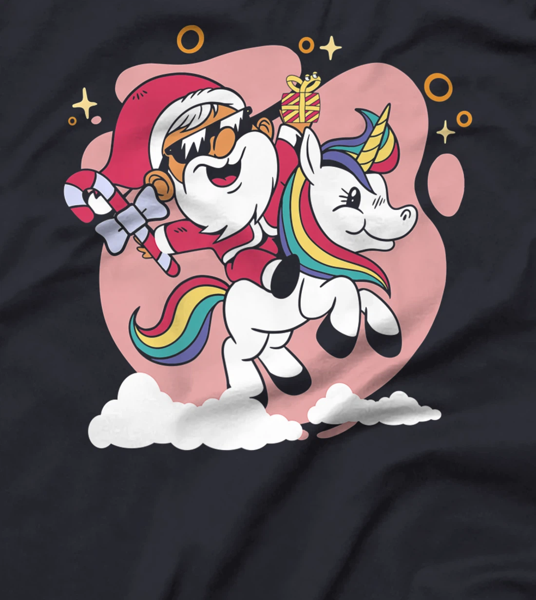 Christmas lights rainbow with Christmas tree ugly for Xmas T-Shirt, Kid T-Shirt and Women T-Shirt