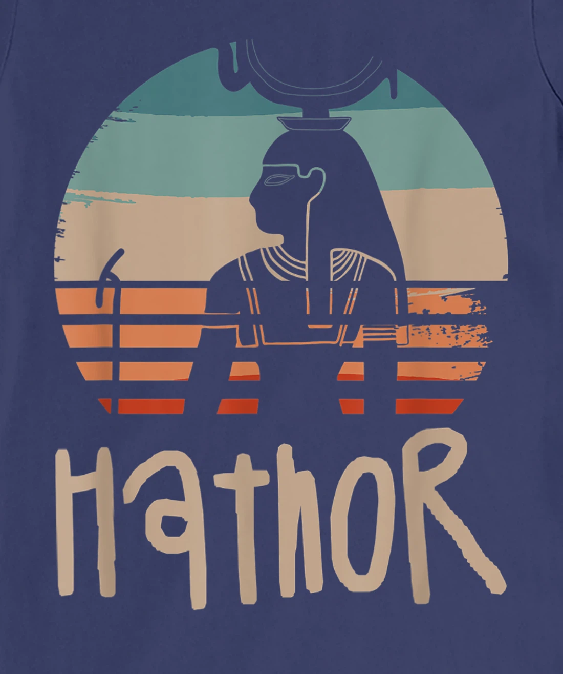 Vintage Retro Egyptian Gods Ancient Egypt Mythology Hathor T-Shirt, Women T-Shirt