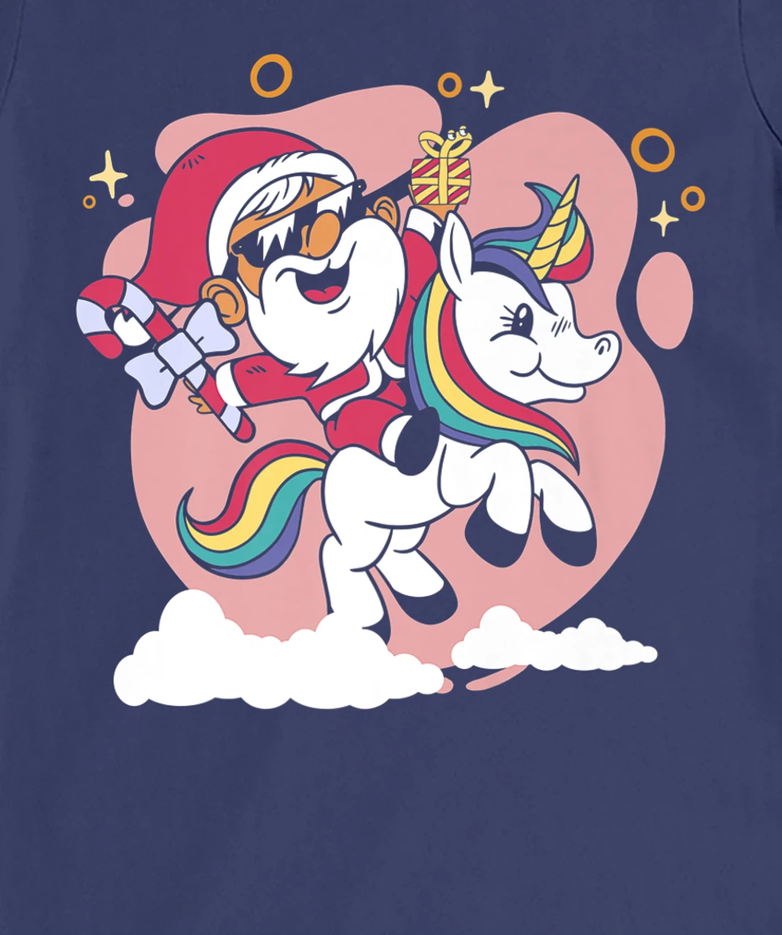 Christmas lights rainbow with Christmas tree ugly for Xmas T-Shirt, Kid T-Shirt and Women T-Shirt