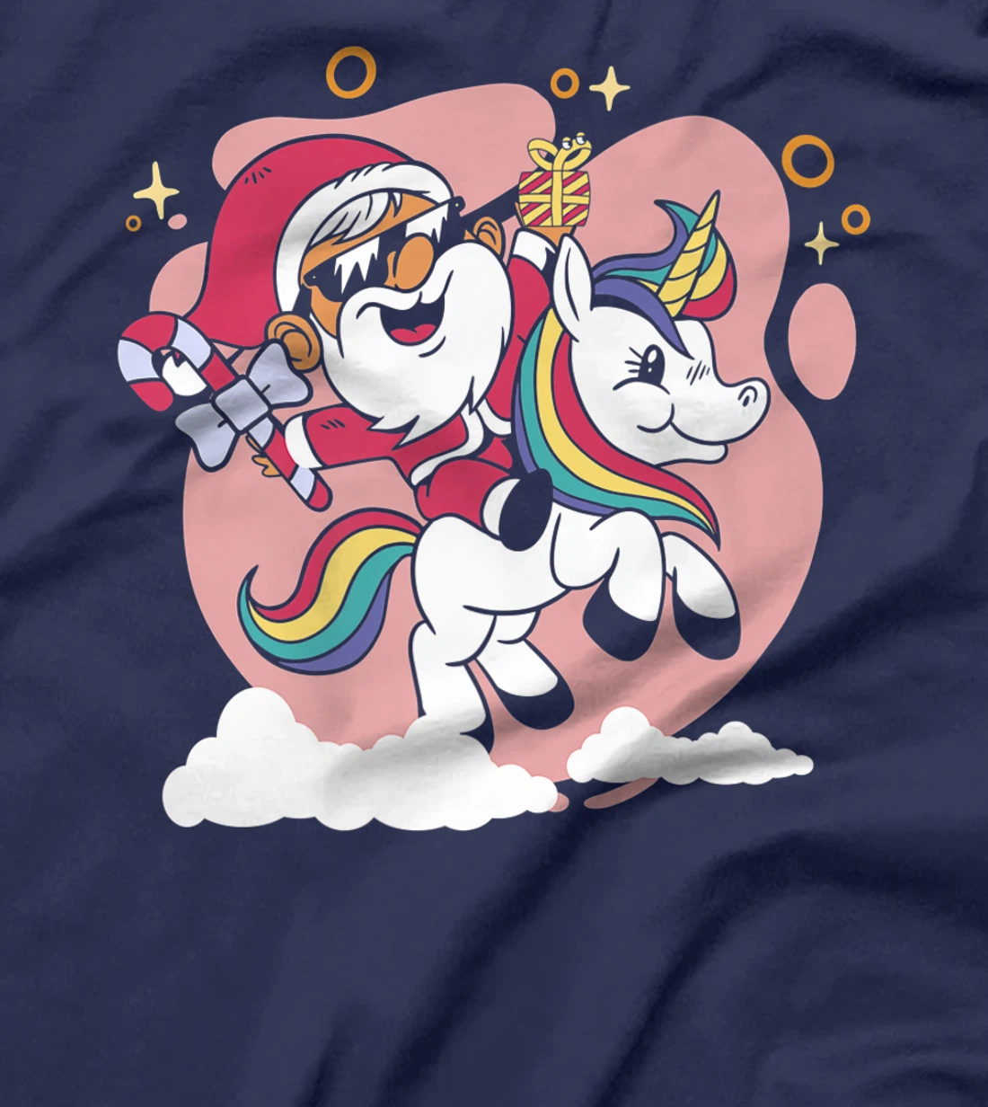 Christmas lights rainbow with Christmas tree ugly for Xmas T-Shirt, Kid T-Shirt and Women T-Shirt