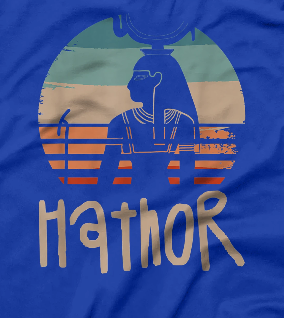 Vintage Retro Egyptian Gods Ancient Egypt Mythology Hathor T-Shirt, Women T-Shirt