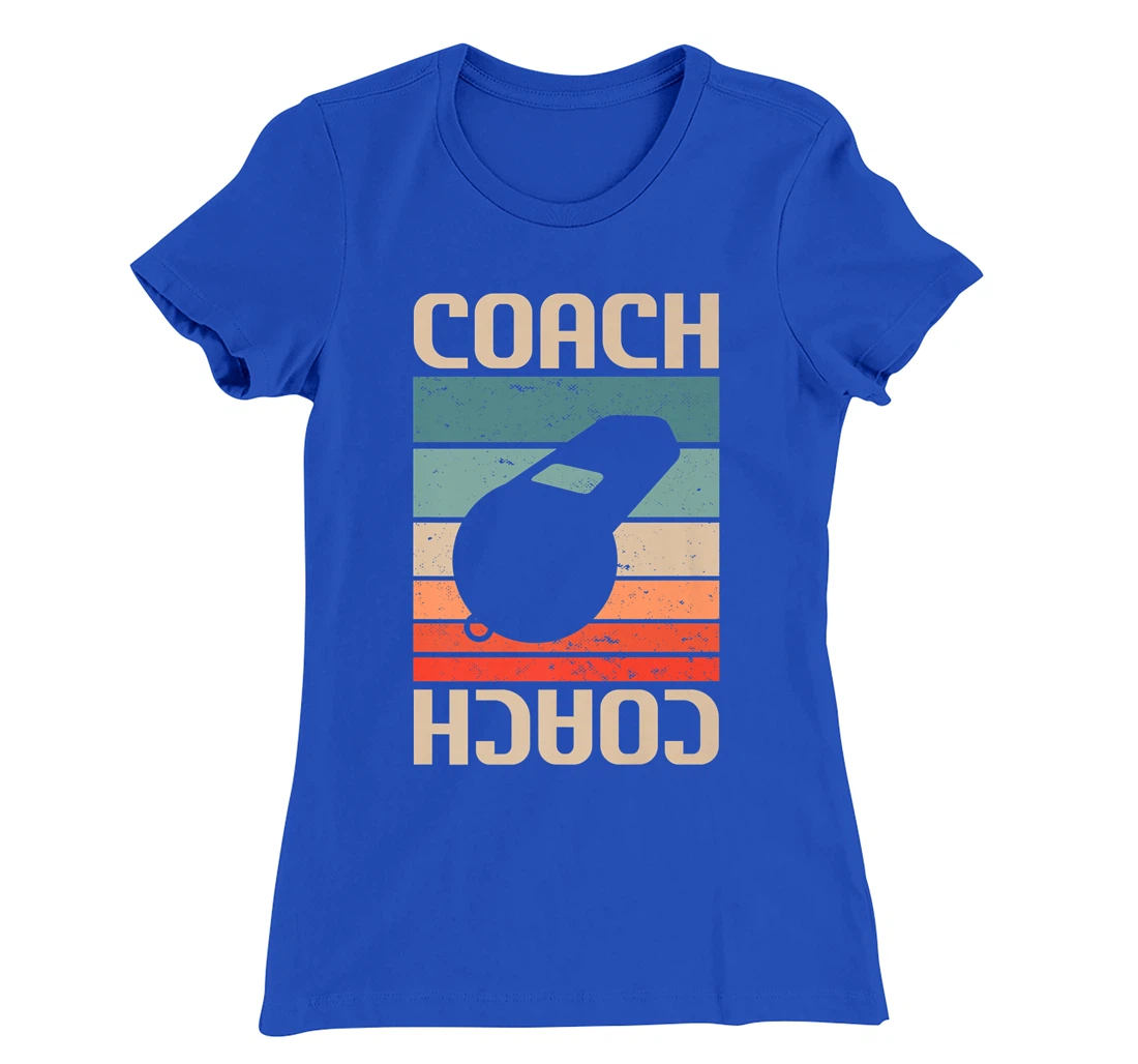 Retro Vintage Classic Coach Coaching T-Shirt, Women T-Shirt
