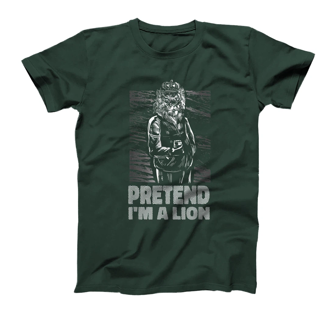 Pretend i'm a lion joke prank animal costume King T-Shirt, Women T-Shirt