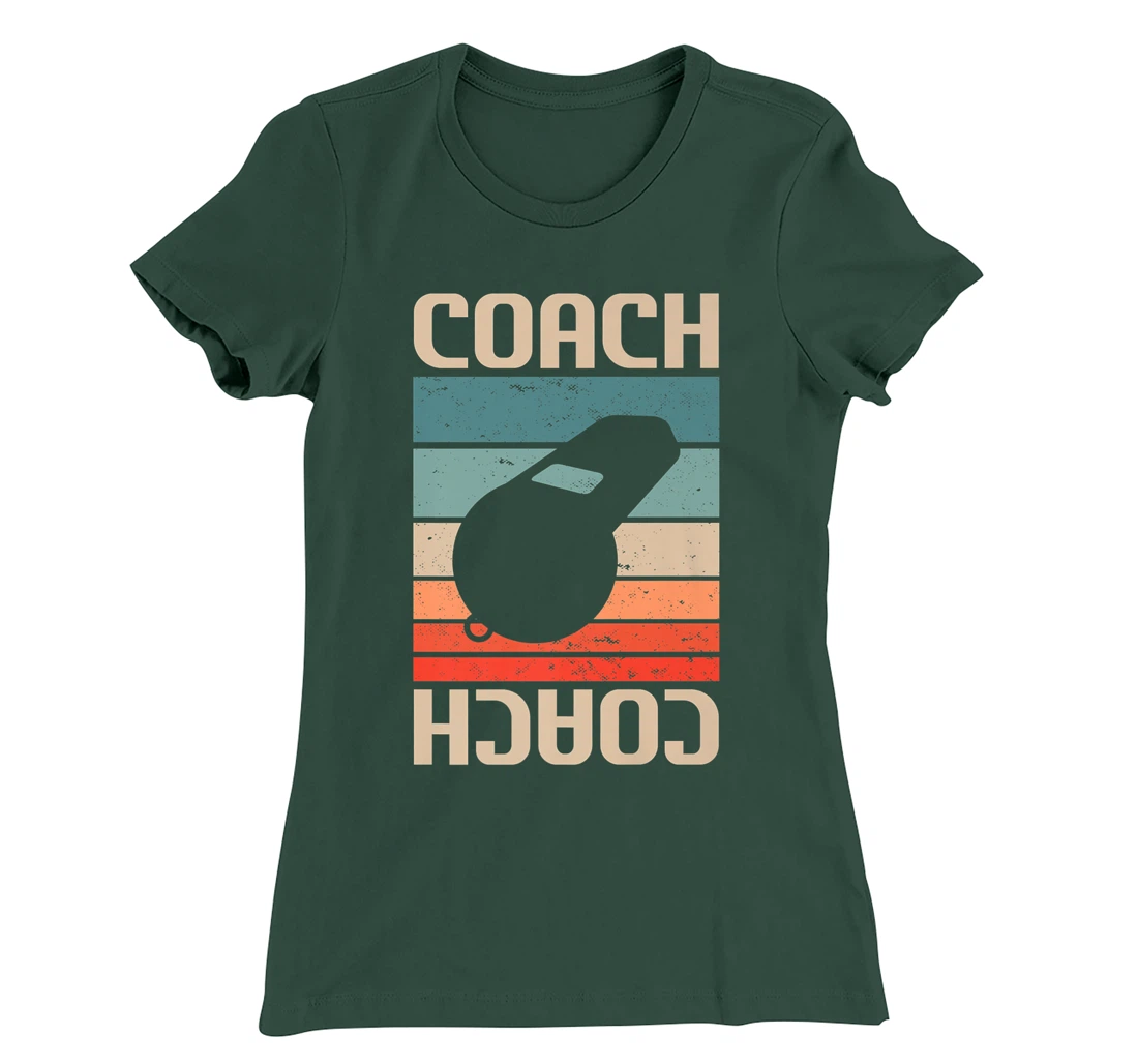 Retro Vintage Classic Coach Coaching T-Shirt, Women T-Shirt