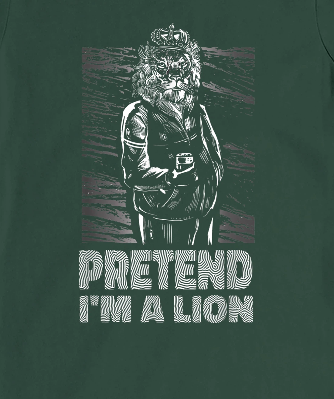 Pretend i'm a lion joke prank animal costume King T-Shirt, Women T-Shirt