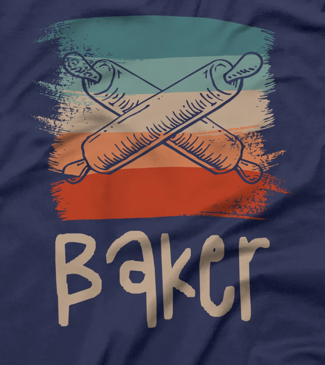 Retro Vintage Classic Baker Baking T-Shirt