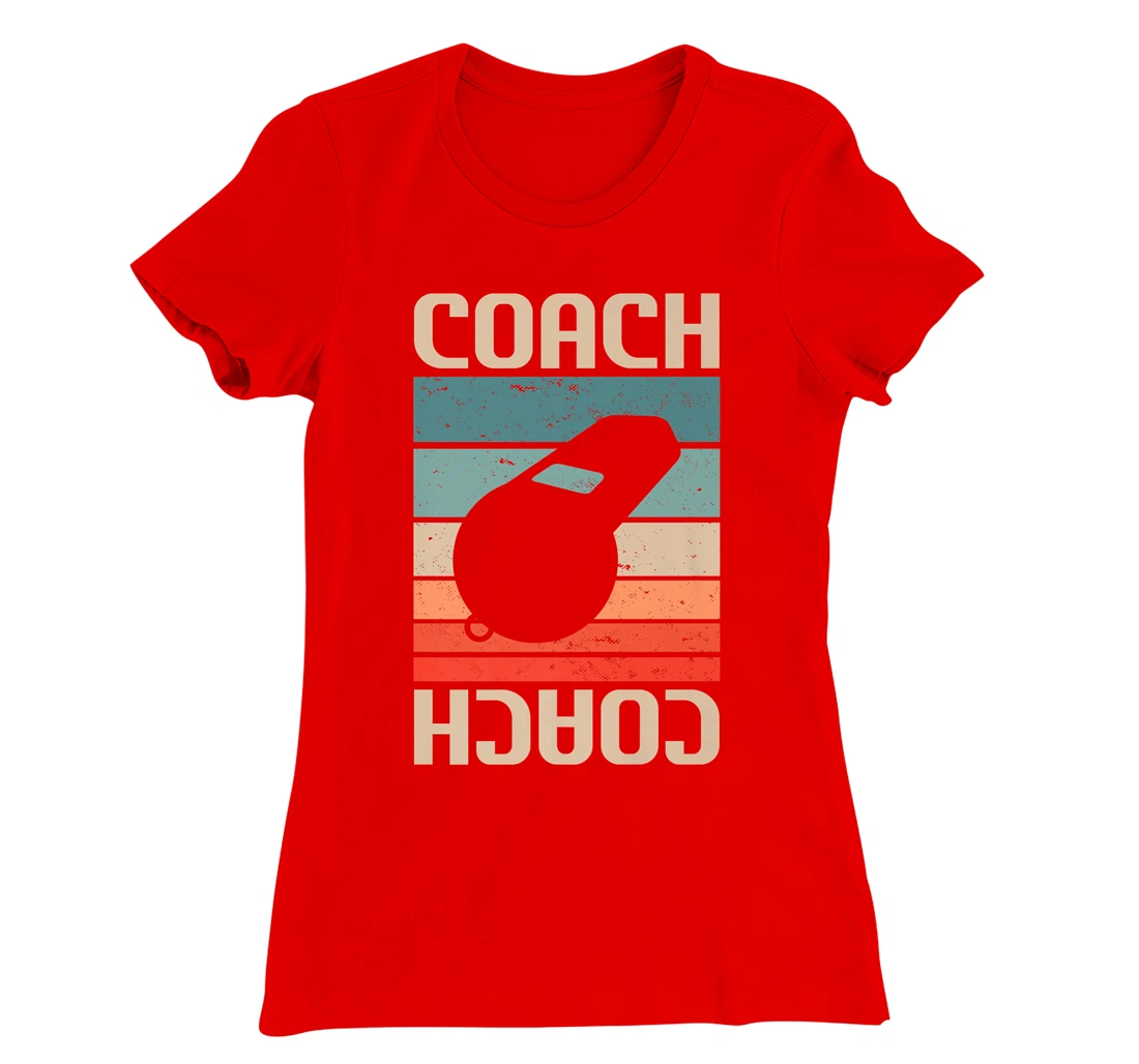 Retro Vintage Classic Coach Coaching T-Shirt, Women T-Shirt