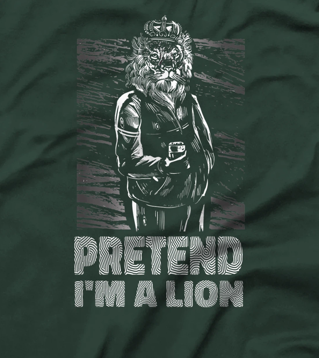 Pretend i'm a lion joke prank animal costume King T-Shirt, Women T-Shirt
