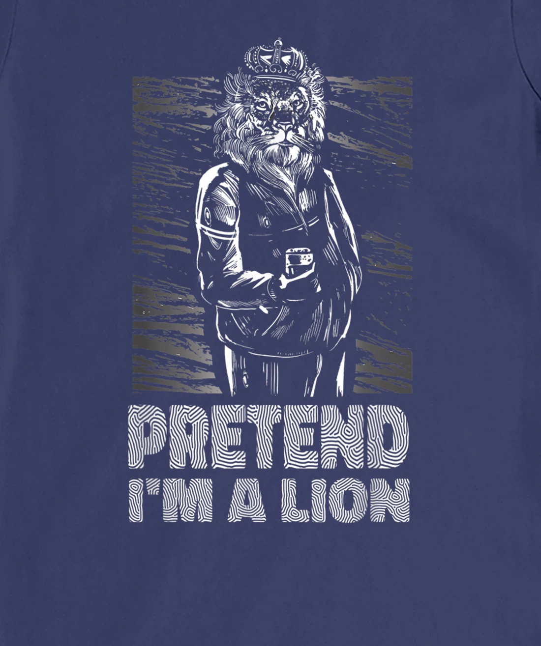 Pretend i'm a lion joke prank animal costume King T-Shirt, Women T-Shirt