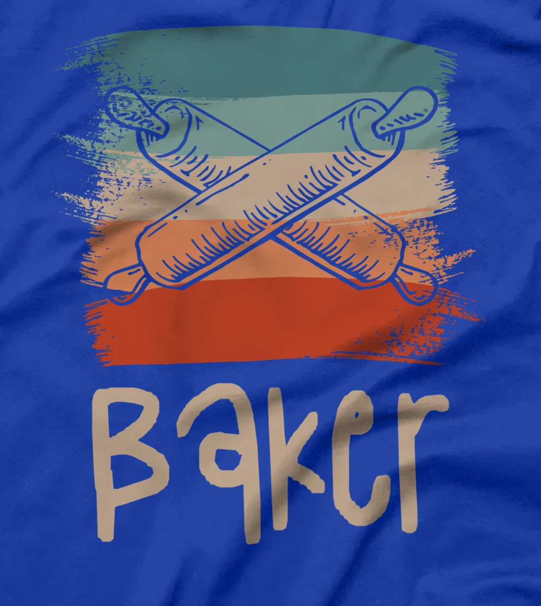 Retro Vintage Classic Baker Baking T-Shirt