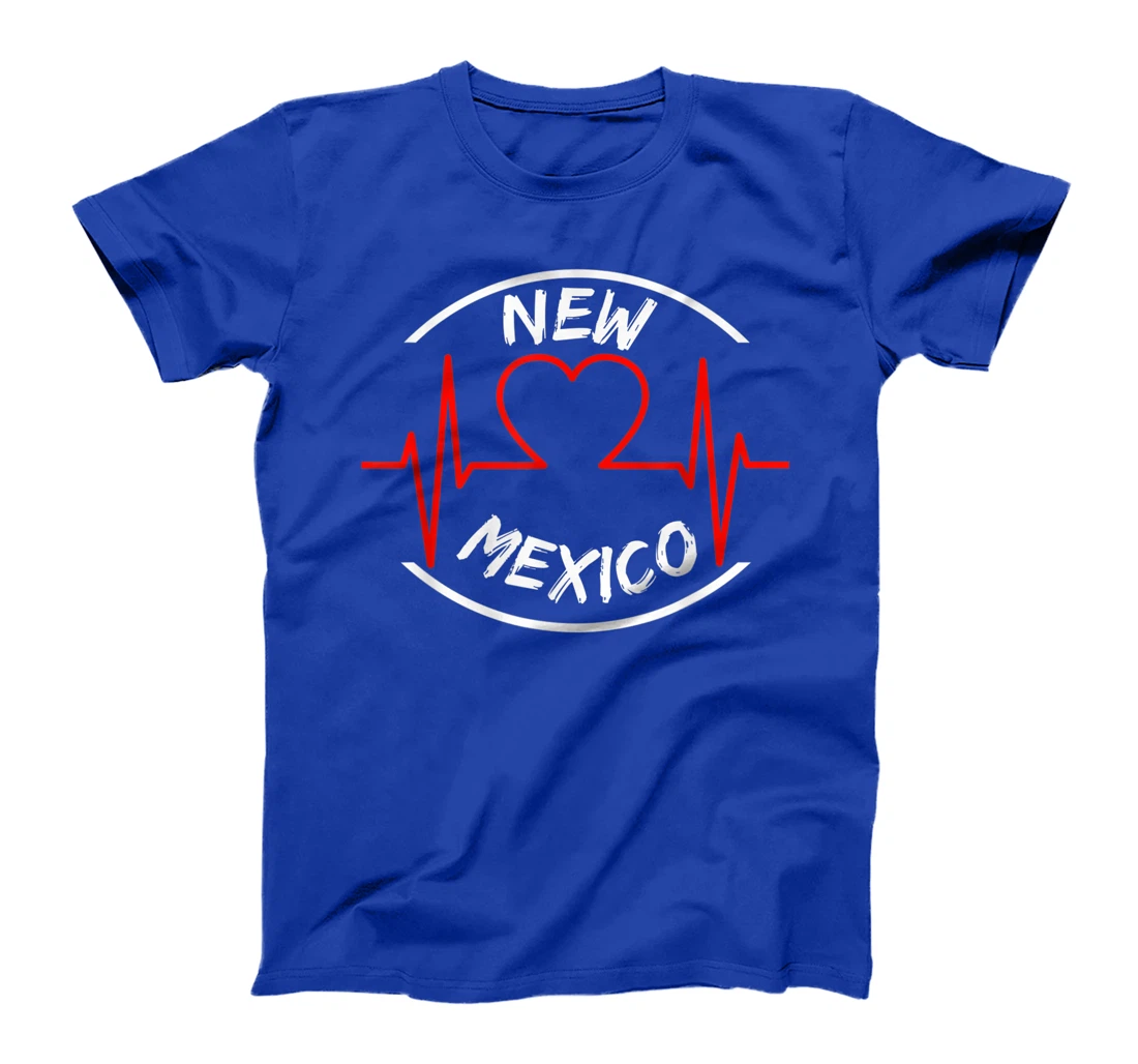 New Mexico heartbeat USA states heart love T-Shirt, Kid T-Shirt and Women T-Shirt