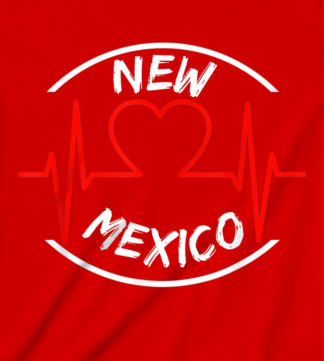 New Mexico heartbeat USA states heart love T-Shirt, Kid T-Shirt and Women T-Shirt