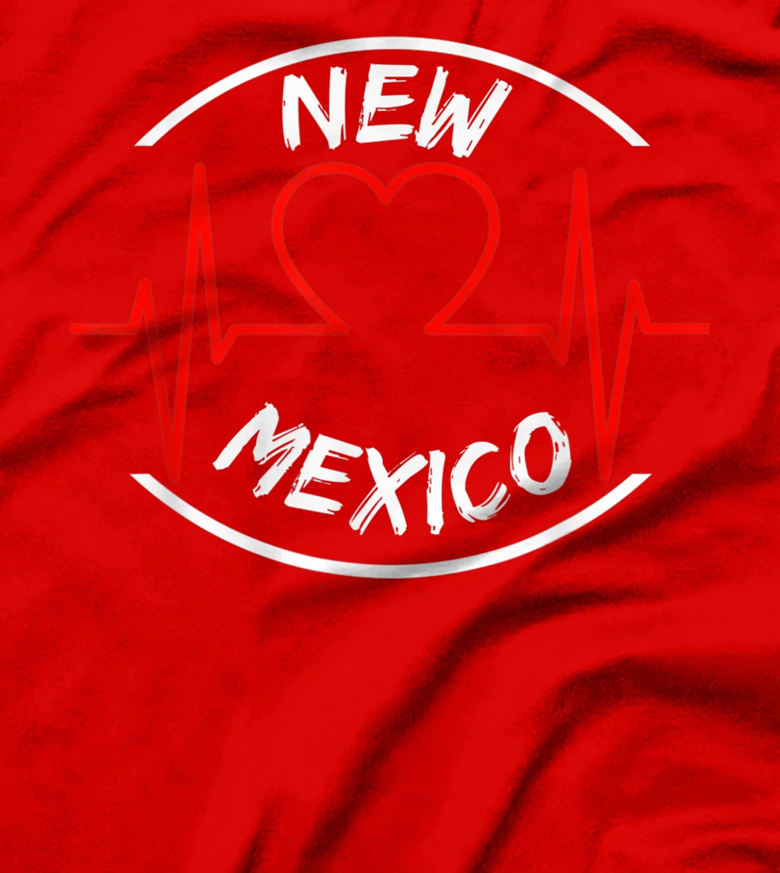New Mexico heartbeat USA states heart love T-Shirt, Kid T-Shirt and Women T-Shirt