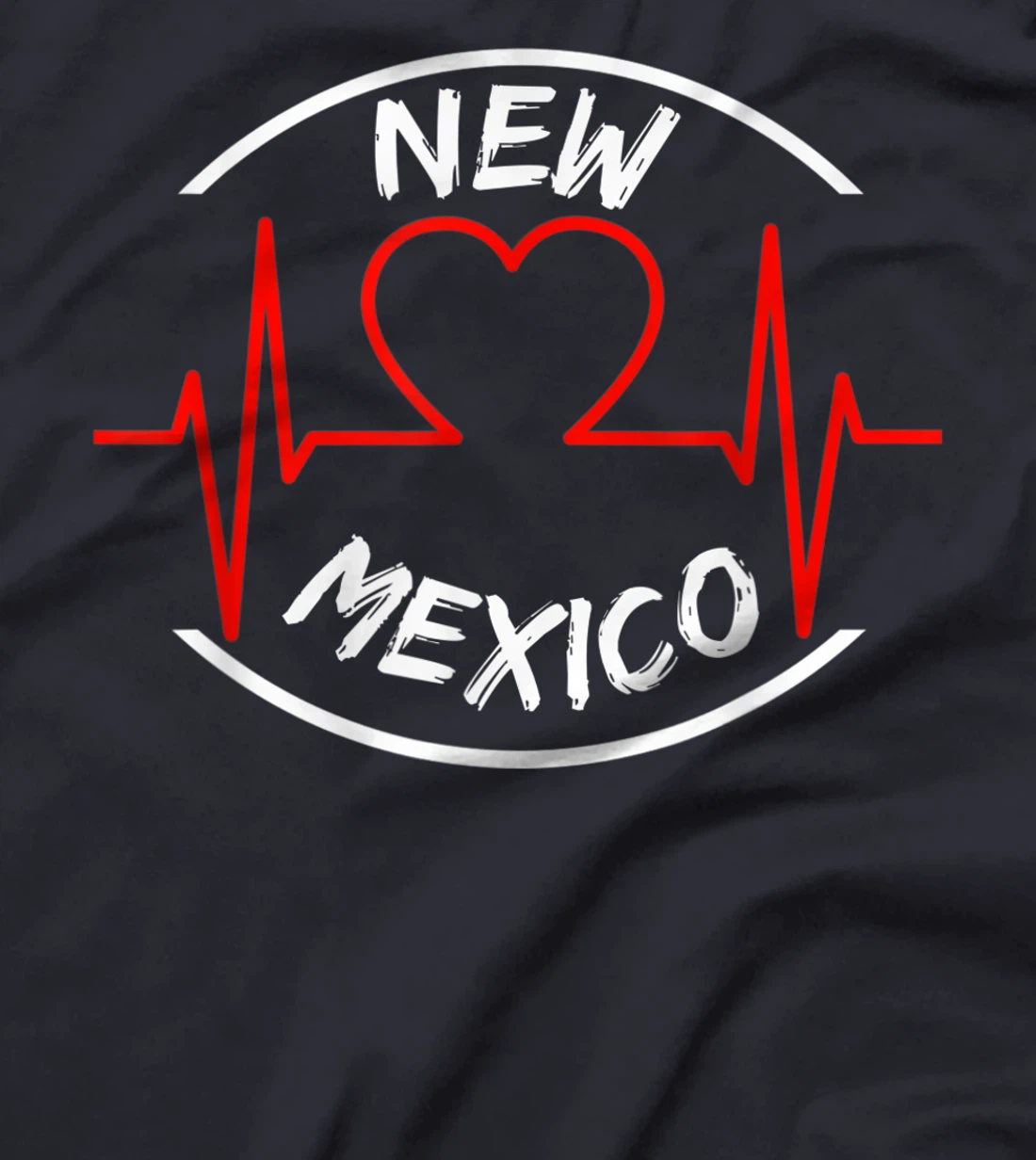 New Mexico heartbeat USA states heart love T-Shirt, Kid T-Shirt and Women T-Shirt