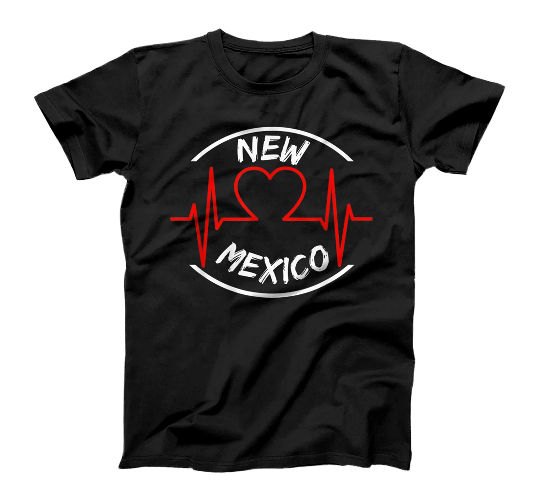 New Mexico heartbeat USA states heart love T-Shirt, Kid T-Shirt and Women T-Shirt