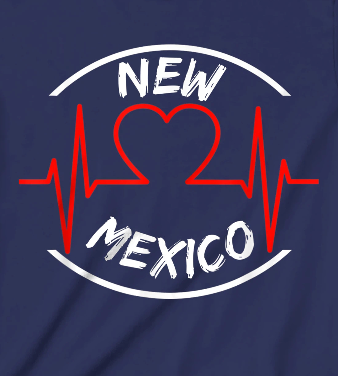 New Mexico heartbeat USA states heart love T-Shirt, Kid T-Shirt and Women T-Shirt