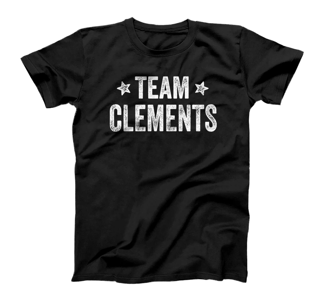 Team CLEMENTS - Last Name / Clements Family Member Surname T-Shirt