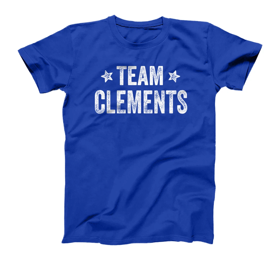 Team CLEMENTS - Last Name / Clements Family Member Surname T-Shirt
