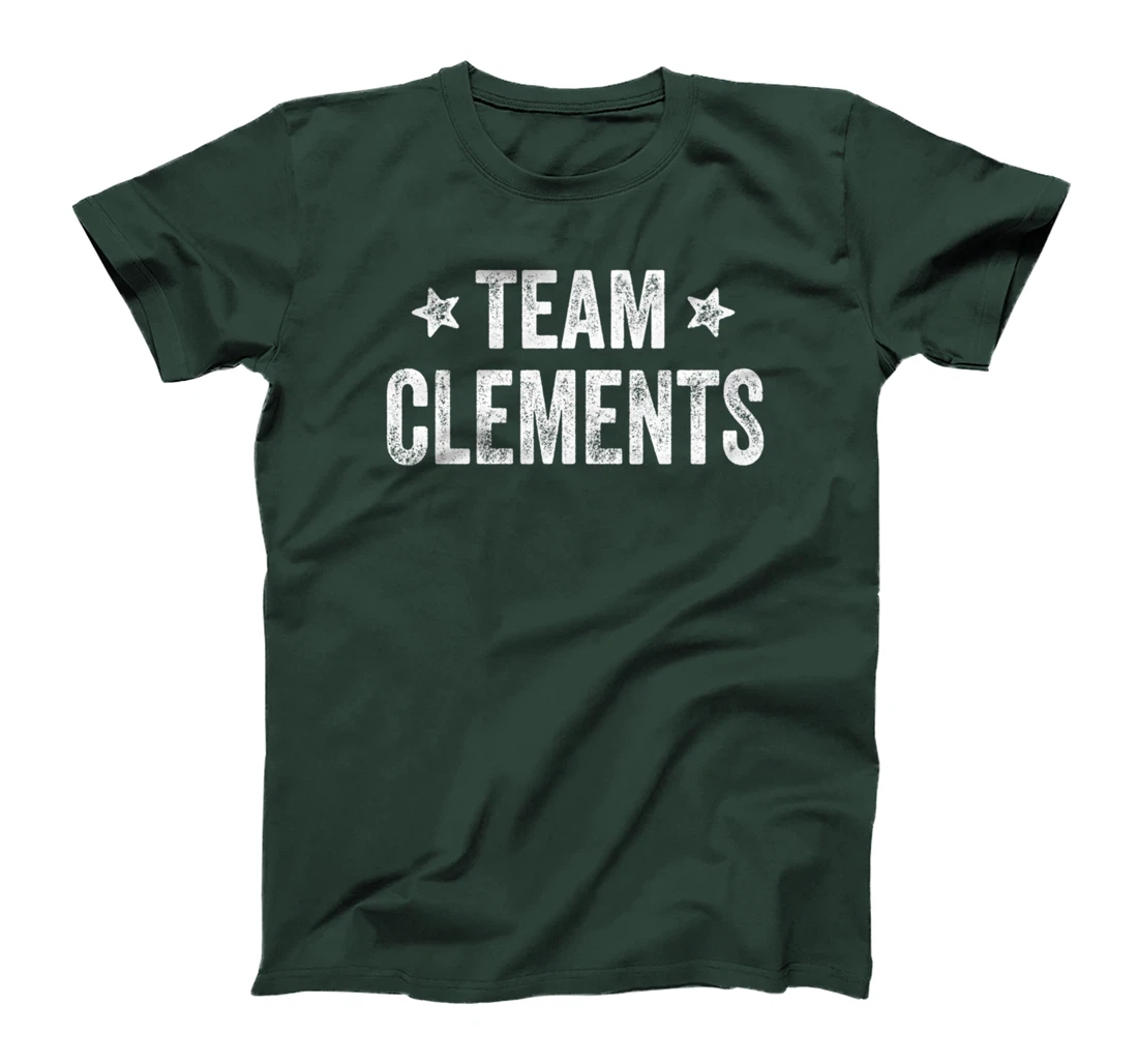 Team CLEMENTS - Last Name / Clements Family Member Surname T-Shirt