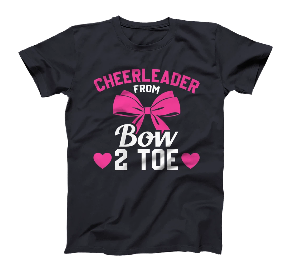 Cheerleader From Bow 2 Toe Funny Cheerleader Cheer T-Shirt, Women T-Shirt