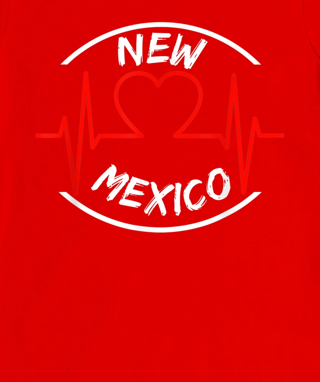 New Mexico heartbeat USA states heart love T-Shirt, Kid T-Shirt and Women T-Shirt