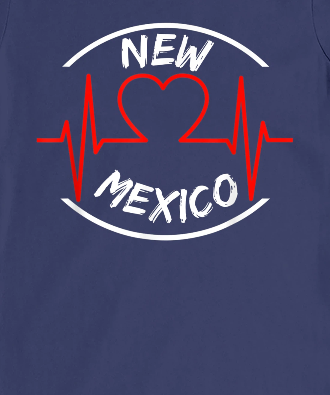 New Mexico heartbeat USA states heart love T-Shirt, Kid T-Shirt and Women T-Shirt
