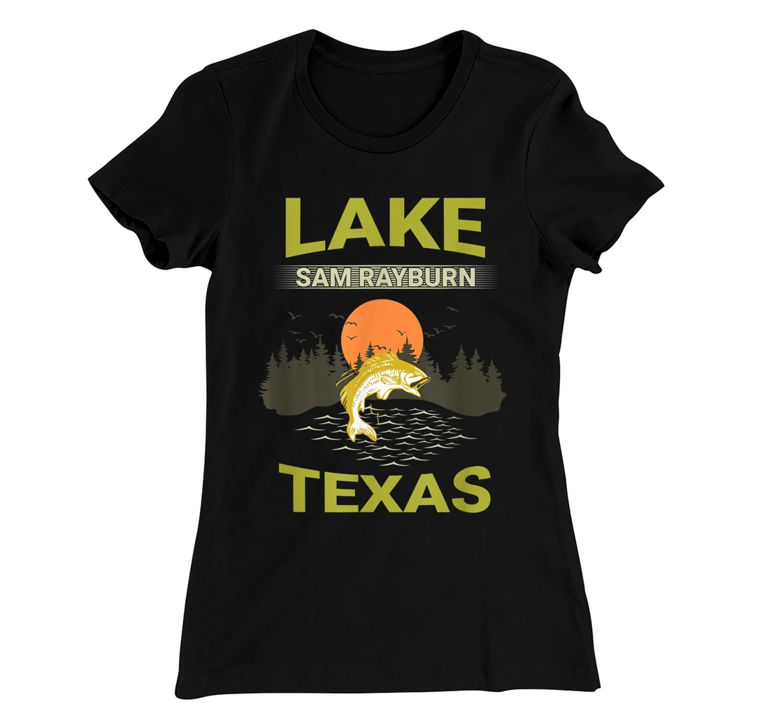 Lake Sam Rayburn Texas Fishing T-Shirt, Kid T-Shirt and Women T-Shirt