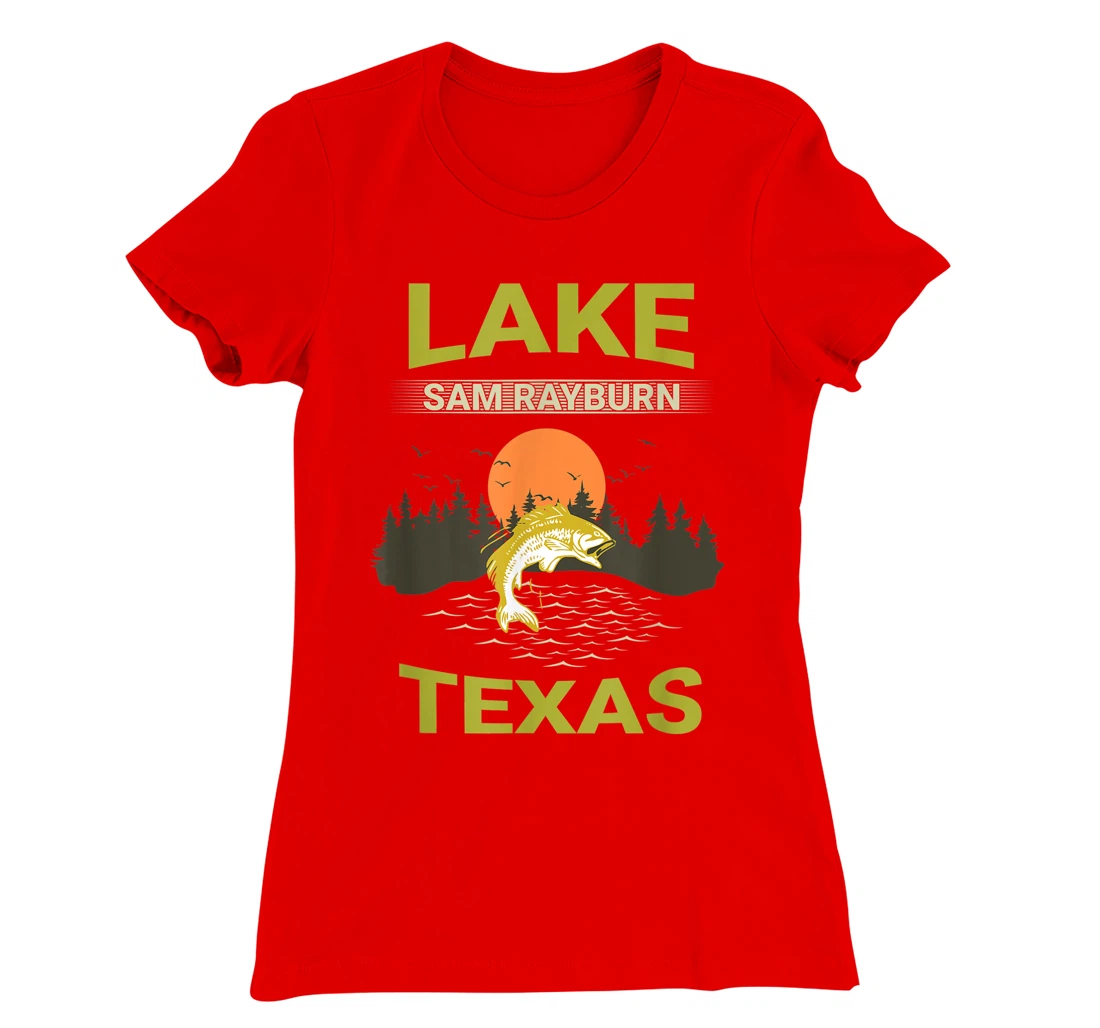 Lake Sam Rayburn Texas Fishing T-Shirt, Kid T-Shirt and Women T-Shirt