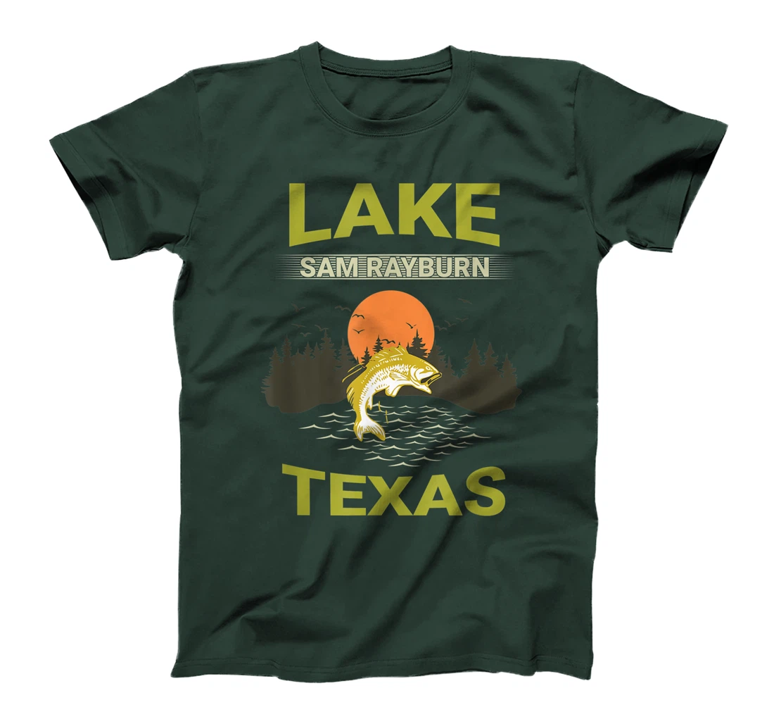 Lake Sam Rayburn Texas Fishing T-Shirt, Kid T-Shirt and Women T-Shirt